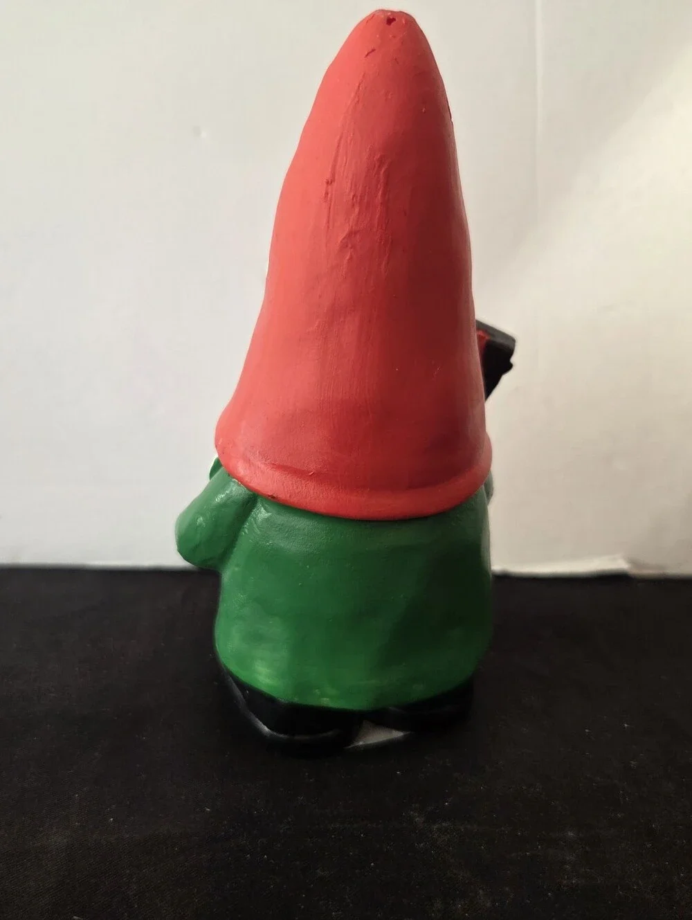 Welcome Gnome Figurine Polka Dot Hat Resin Home Kitchen Rustic Decor 5